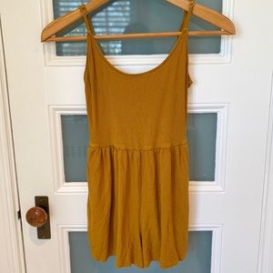 Yellow summer romper